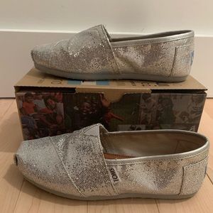 Sparkle Toms - silver